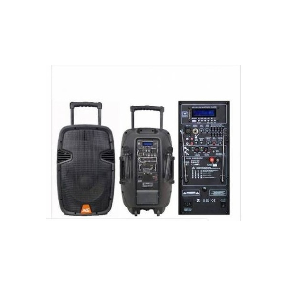 Ace Audıo PAQ-15AB 300 Watt Taşınabilir Şarjlı Amfi - Siyah Stüdyo ve Sahne Ekipmanları Fiyatı