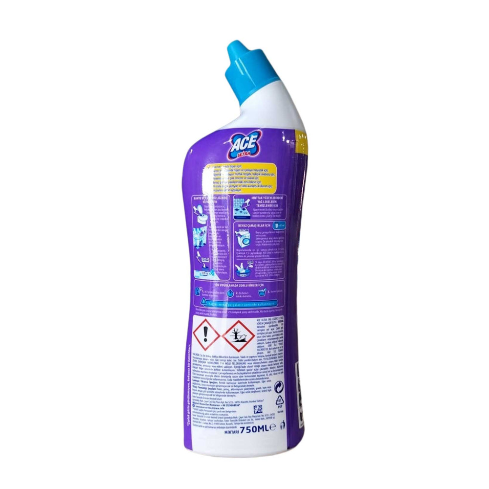 Ace Ultra Power Jel Ultra Yoğun Çamaşır Suyu 810 ml Çiçek Kokulu