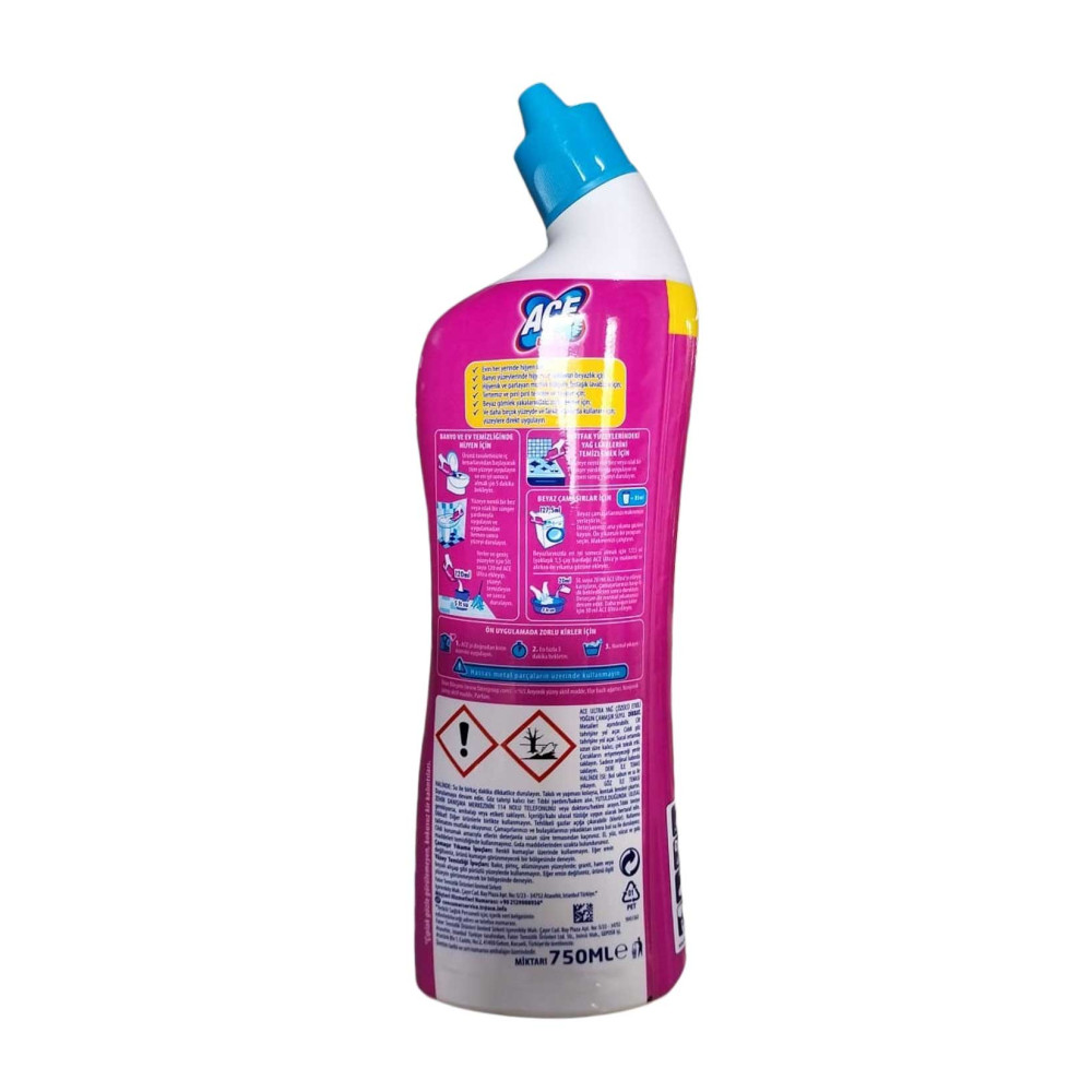 Ace Ultra Power Jel Ultra Yoğun Çamaşır Suyu 810 ml Ferahlık Etkisi