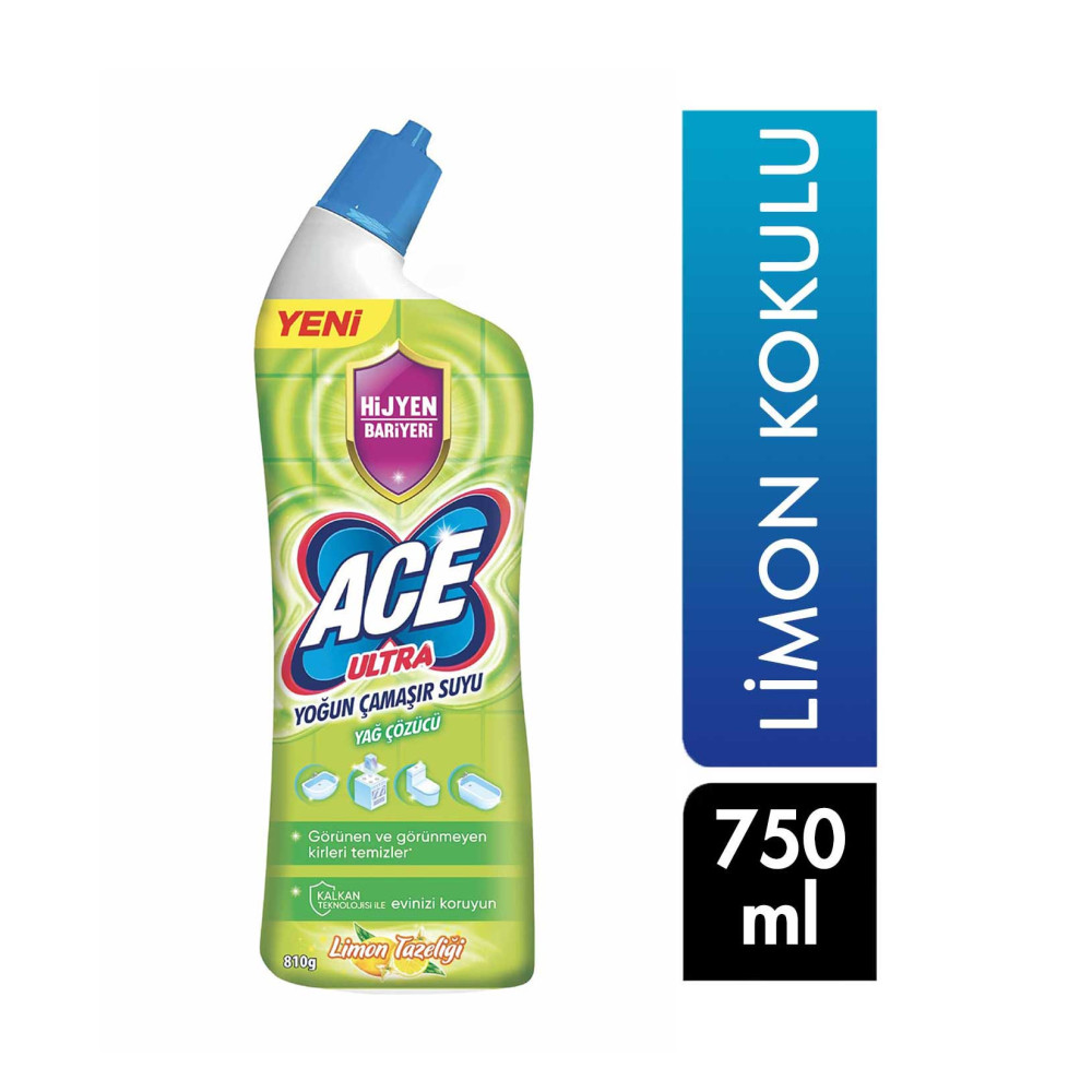 Ace Ultra Power Jel Ultra Yoğun Çamaşır Suyu 810 ml Limon Kokulu Çamaşır Yıkama Fiyatı