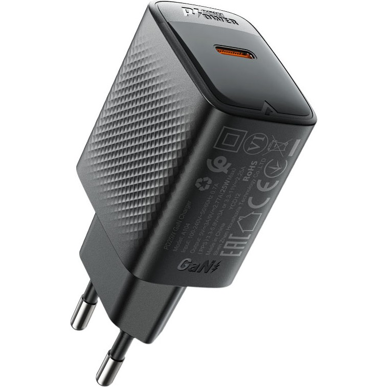 Acefast 25W PD USB-C Hızlı Şarj Aleti Isı Düşüren GaN Destekli Akım Korumalı Güç Adaptörü iPhone & Android & iPad & MacBook Type-C - A104 (Acefast ... Bilgisayar Çevirici ve Adaptörü Fiyatı