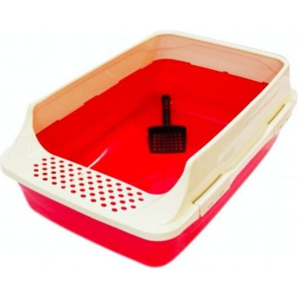 A.C.E.K Plastik En Büyük Boy Kedi Tuvaleti 65 x 45 x 25H - 65 x 45 cm - Mavi-Kırmızı-Turuncu-Sarı Evcil Hayvan Ürünleri Fiyatı