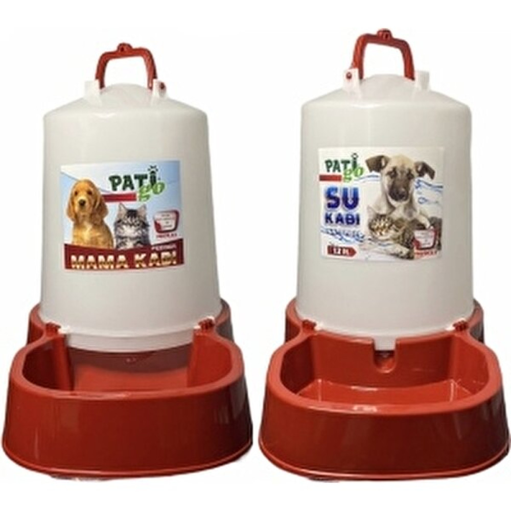 A.C.E.K PLASTİK Kedi Köpek Otomatik Mama Ve Su Kabı 1+1 Evcil Hayvan Ürünleri Fiyatı