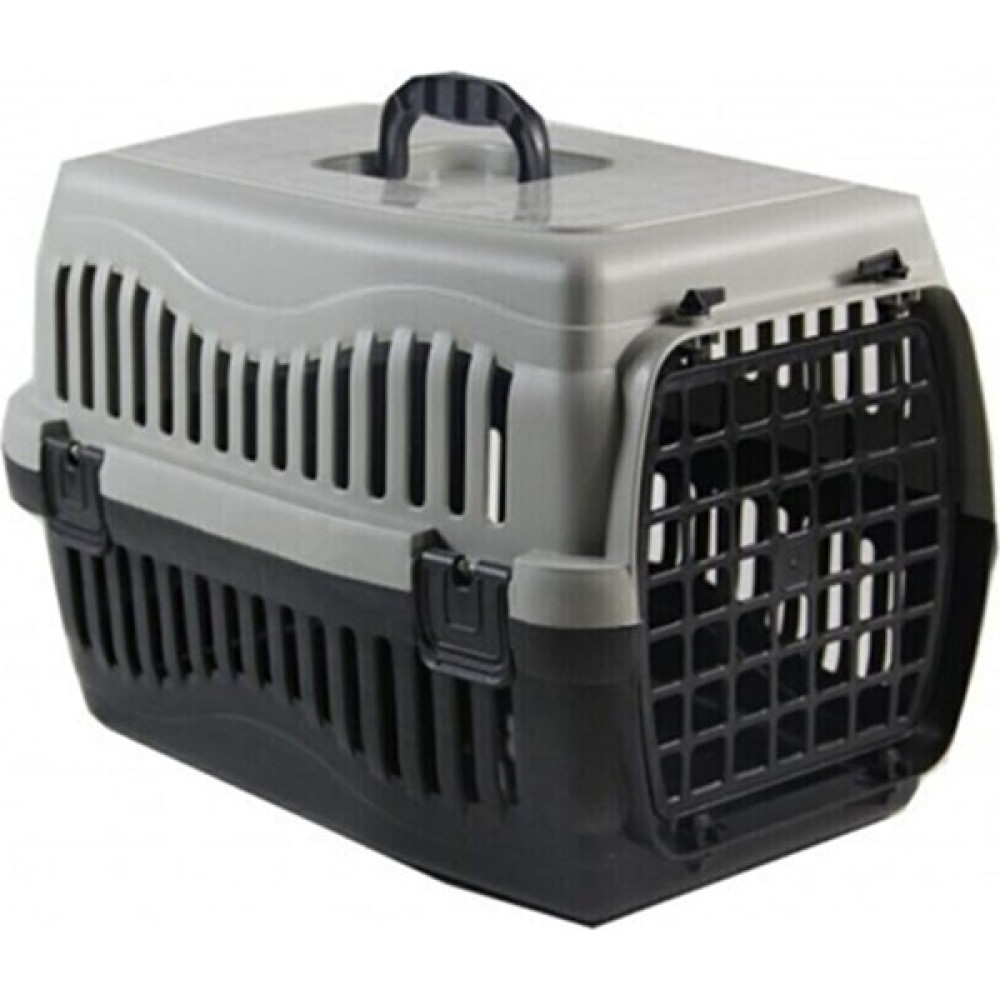 A.C.E.K Plastik Kedi - Köpek Taşıma Çantası Kafesi Büyük Boy 63X43X45H - Gri Evcil Hayvan Ürünleri Fiyatı