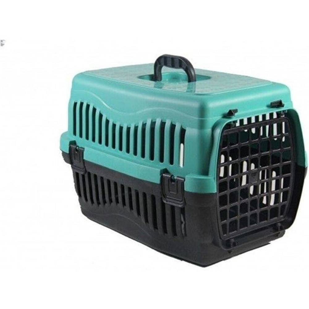 A.C.E.K Plastik Kedi - Köpek Taşıma Çantası Kafesi Büyük Boy 63X43X45H - Turkuaz Evcil Hayvan Ürünleri Fiyatı