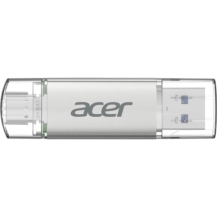 Acer 128GB USB 3.2 UT300-128GB Usb-A+Usb-C Çift Taraflı Metal Flash Bellek RAM Bellekler Fiyatı