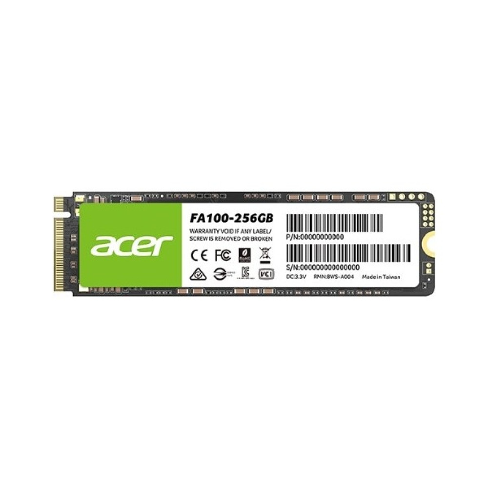Acer 256GB 300MB-2700MB/S M.2 PCIE SSD (FA100-256GB) SSD / Solid State Drive Fiyatı