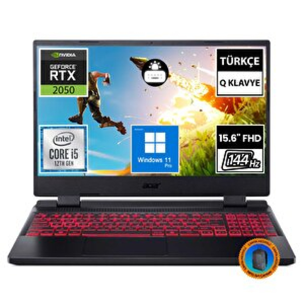 Acer Nitro 5 An515-58-56ry Nh.qmzey.003a17 I5-12450h 16gb 512ssd Rtx2050 15.6" Fullhd W11p Taşınabilir Bilgisayar-cnt018 Ekran Kartları Fiyatı