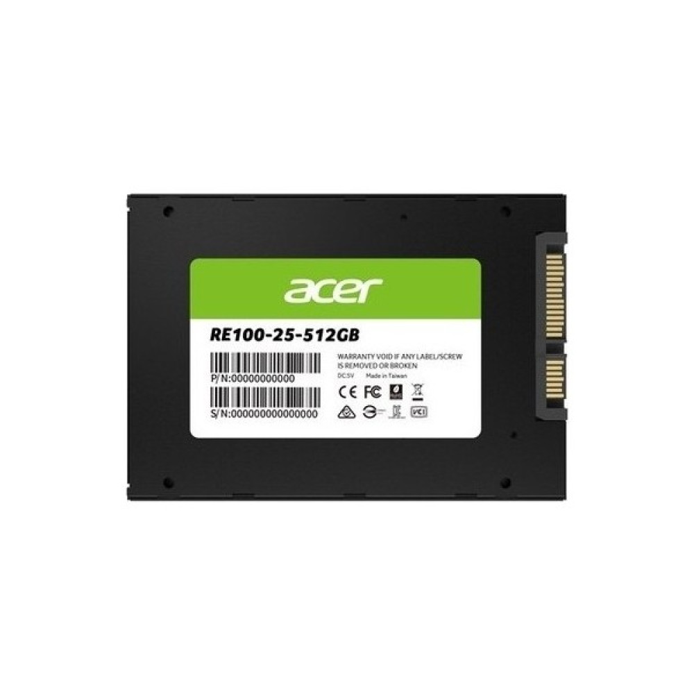 Acer RE100 2.5'' 512GB Sata SSD (RE100-25-512GB) SSD / Solid State Drive Fiyatı