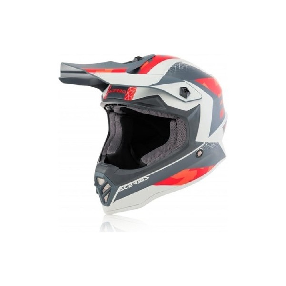 Acerbis Impact Steel Çocuk Kask Kırmızı Gri - Kırmızı - Gri - L Motorsiklet Kaskları Fiyatı