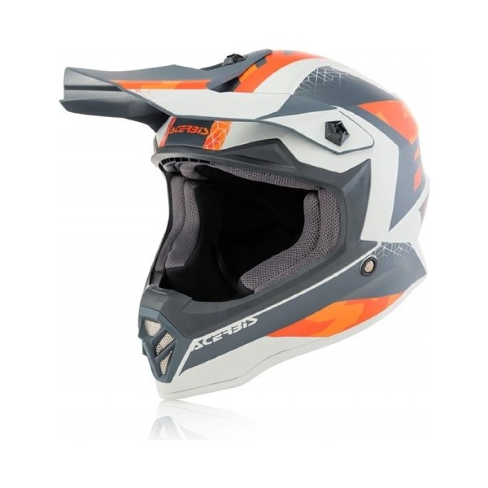 Acerbis Impact Steel Çocuk Kask Turuncu Gri - M Motorsiklet Kaskları Fiyatı