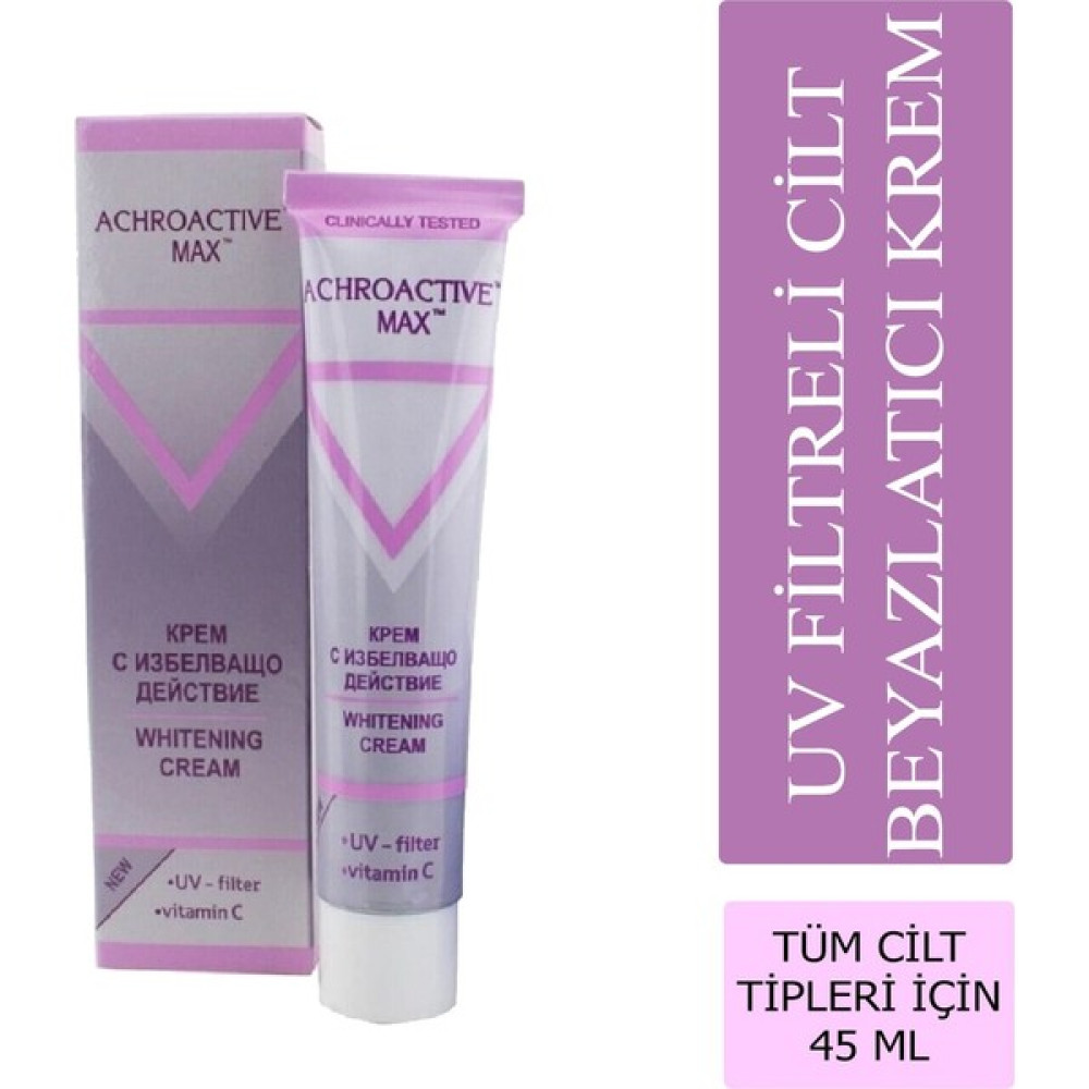 Achromin 2 Adet Achroactive Max ve Beyazlaştırıcı Krem 45 ml Leke Kremi Fiyatı