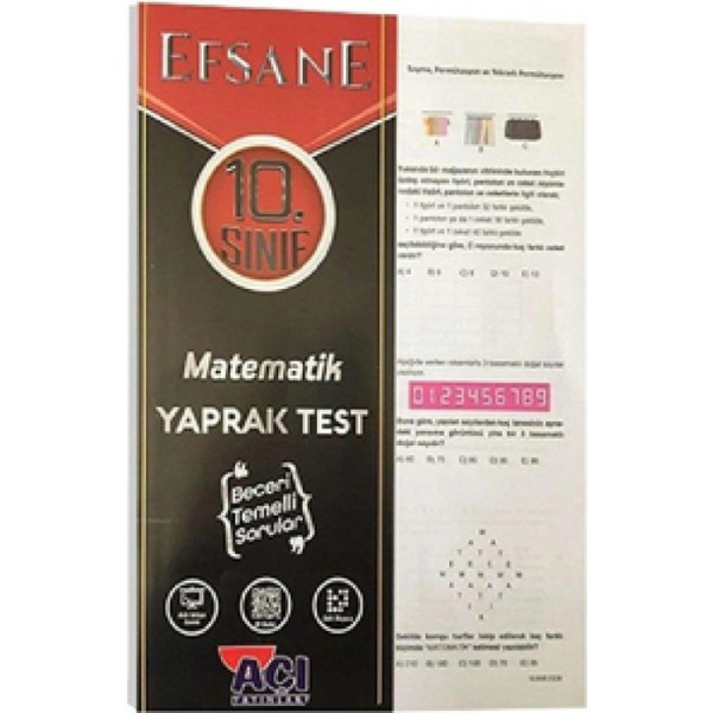 Açı Yayınları 10. Sınıf Matematik Yaprak Test Tüm Dersler Fiyatı