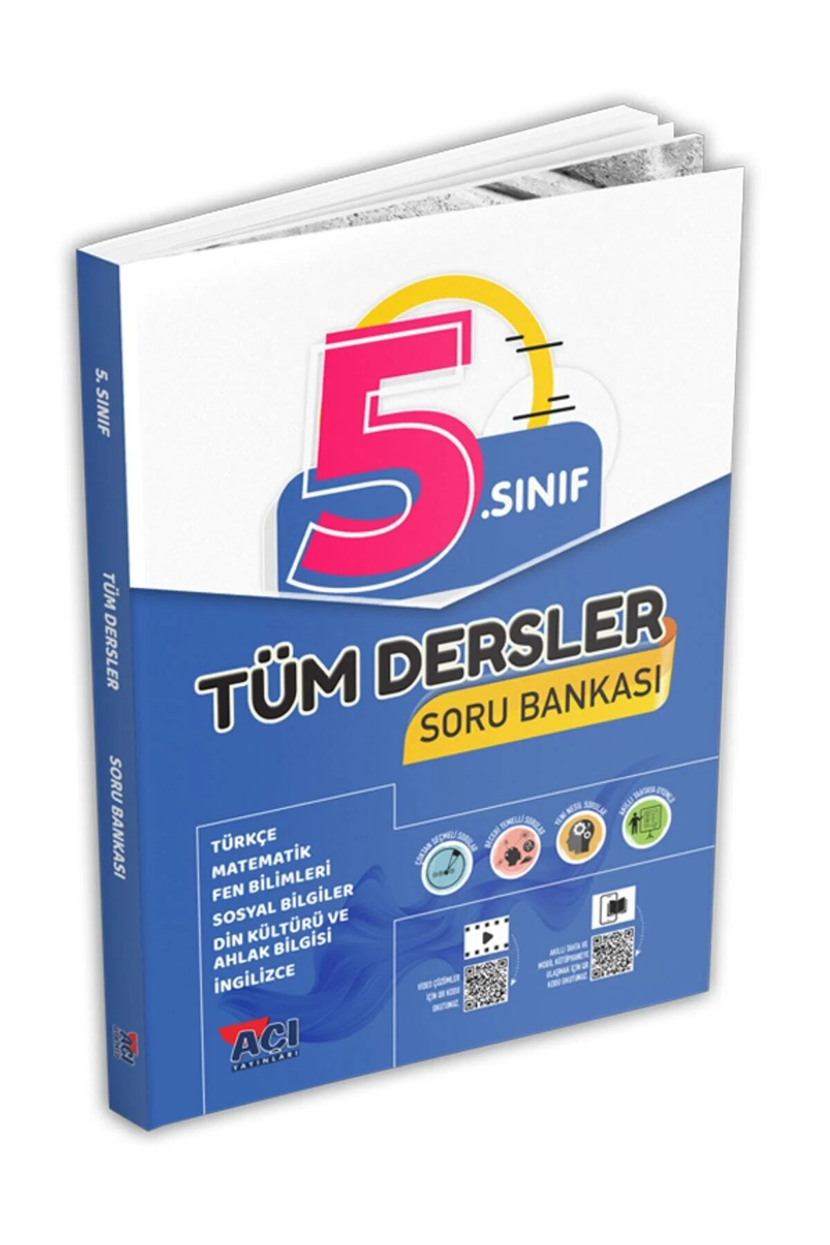 Açı Yayınları 5.sınıf Tüm Dersler Soru Bankası" Yardımcı Kitaplar Fiyatı