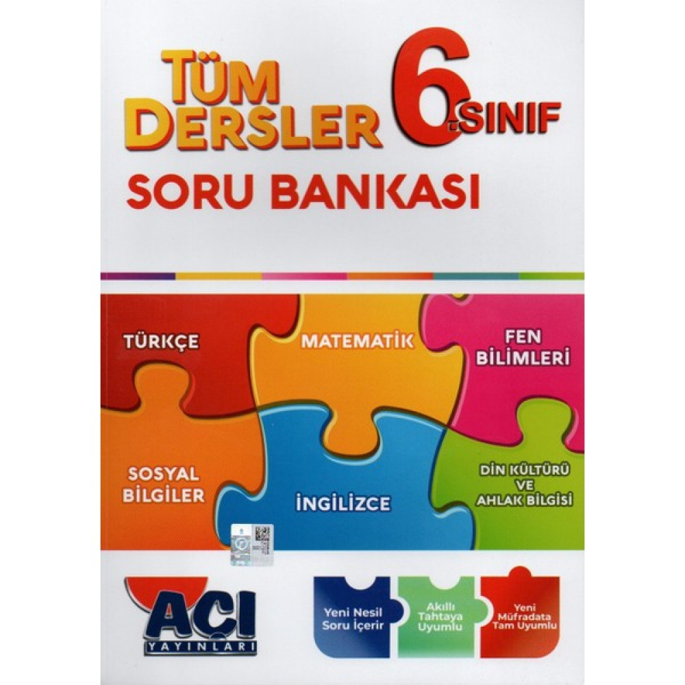 Açı Yayınları 6. Sınıf Tüm Dersler Soru Bankası Tüm Dersler Fiyatı