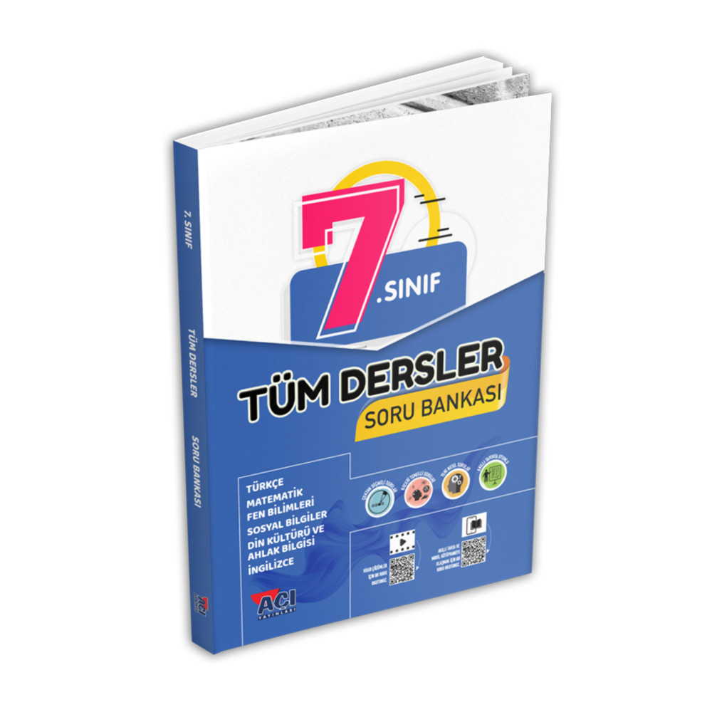 Açı Yayınları 7.sınıf Tüm Dersler Soru Bankası Yardımcı Kitaplar Fiyatı