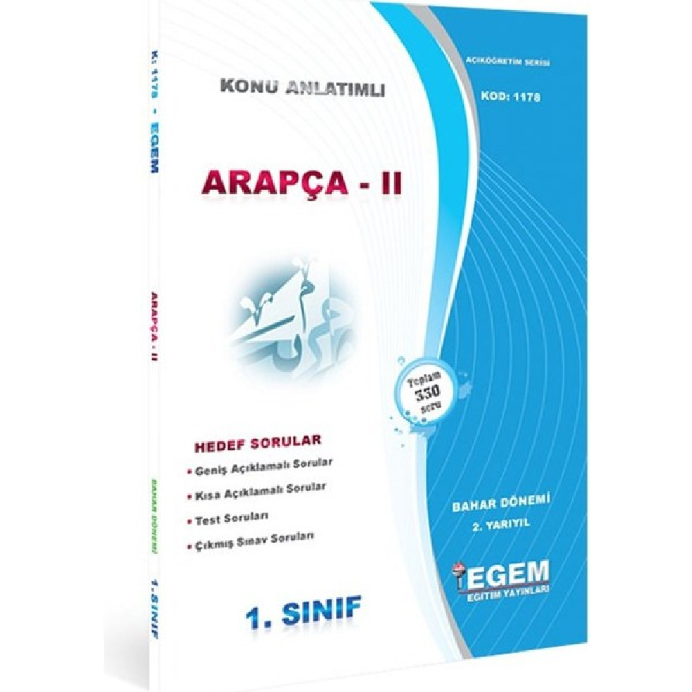 Açık Öğretim (Aöf) Arapça 2 Konu Anlatımlı Soru Bankası Açıköğretim Kitapları ve Setleri Fiyatı