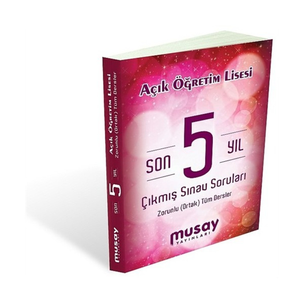 Açık Öğretim Lisesi Son 5 Yılın Çıkmış ve Çıkabilecek Soruları (Ortak Dersler) Açıköğretim Kitapları ve Setleri Fiyatı