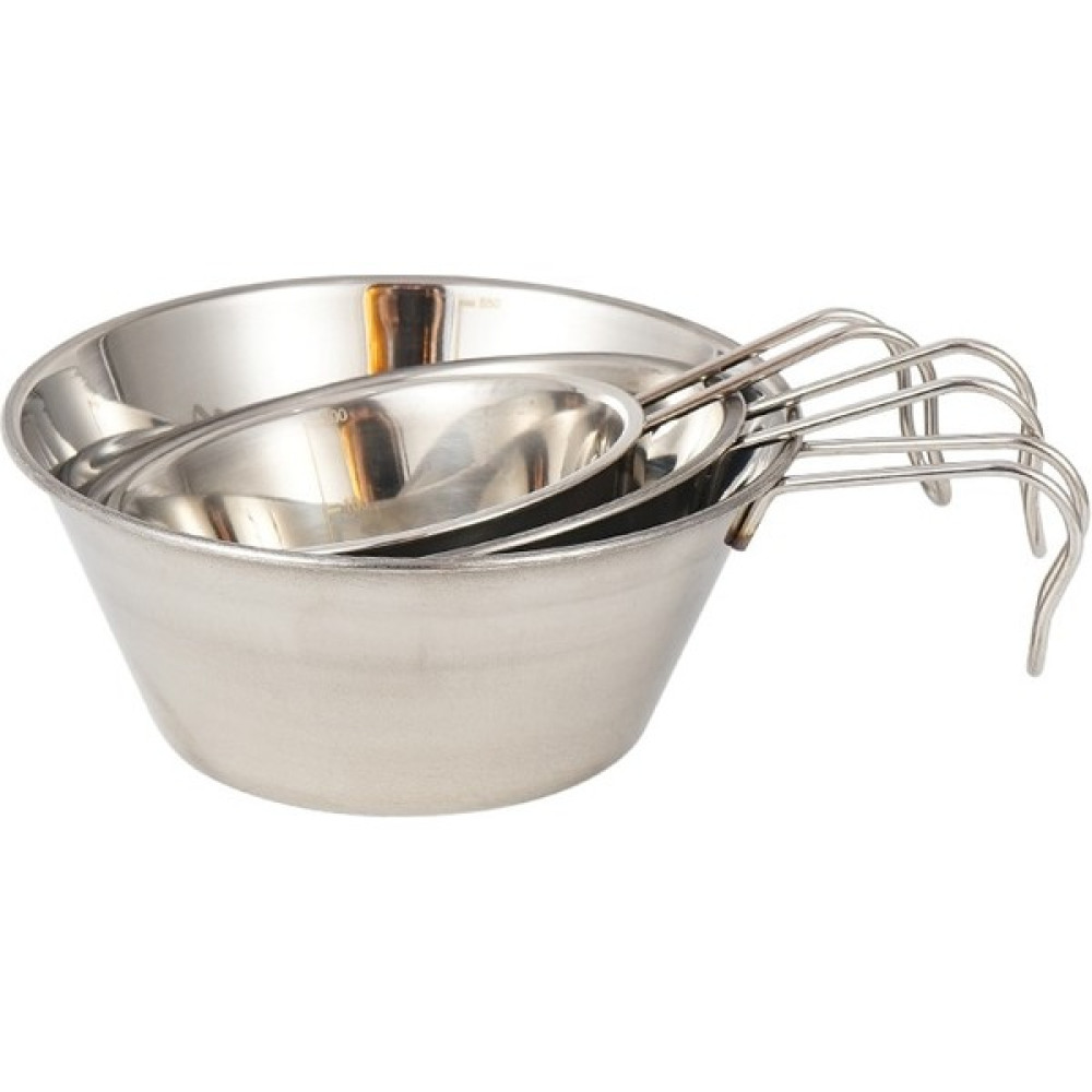Açık Paslanmaz Çelik Sierra Bowl 3 Parça Piknik Sofra Taşınabilir Barbekü Yürüyüş Su Katlanır Kupası Kamp Tencere Dişli | Açık Hava Tabloları - Gümüş Mangal & Barbekü Malzemeleri Fiyatı
