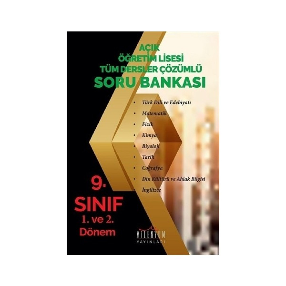 Açıköğretim Lisesi 9. Sınıf Tüm Dersler Çözümlü Soru Bankası Ders Sınav Kitapları Fiyatı