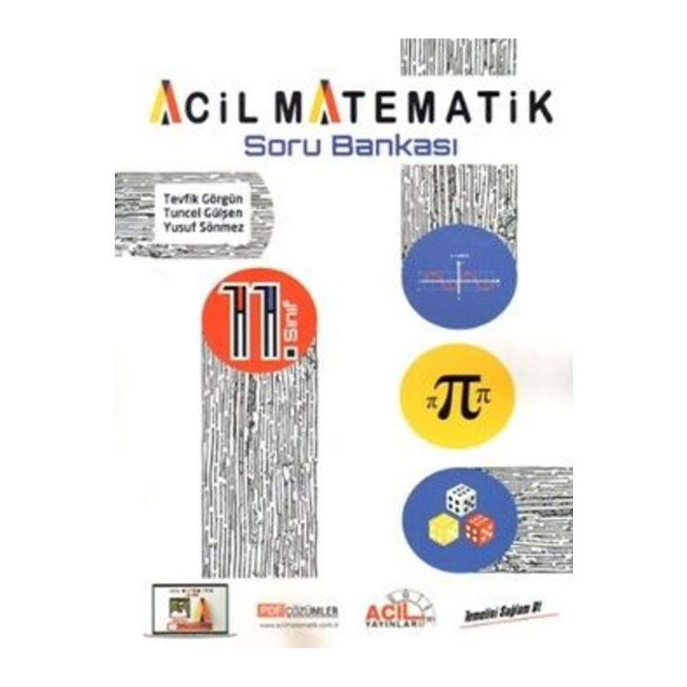 Acil Yayınları 11. Sınıf Matematik Soru Bankası 2024 Yardımcı Kitaplar Fiyatı