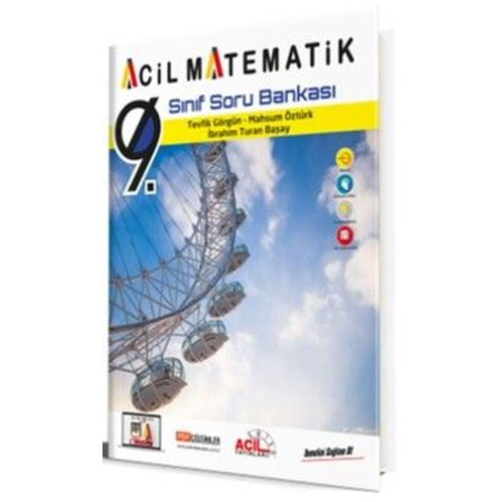 Acil Yayınları 9. Sınıf Acil Matematik Soru Bankası Ders Sınav Kitapları Fiyatı
