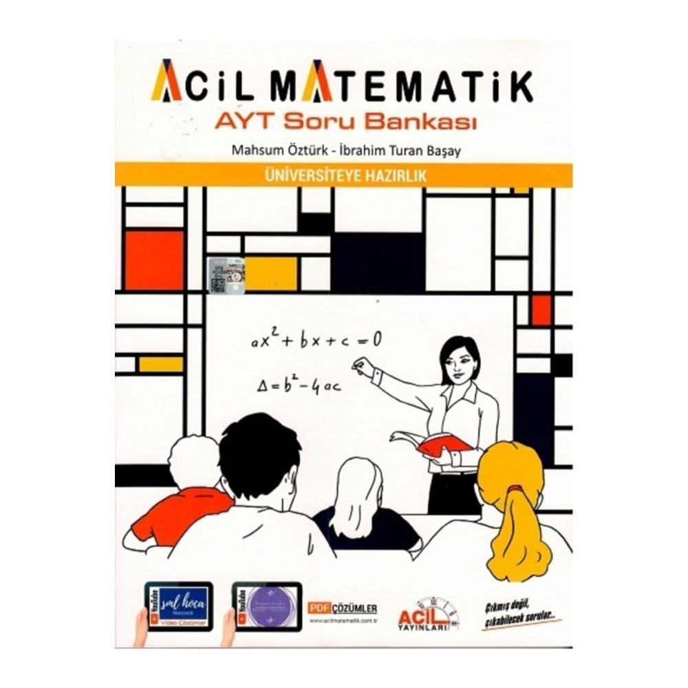 Acil Yayınları Acil Ayt Matematik Soru Bankası Güncel Ders Sınav Kitapları Fiyatı