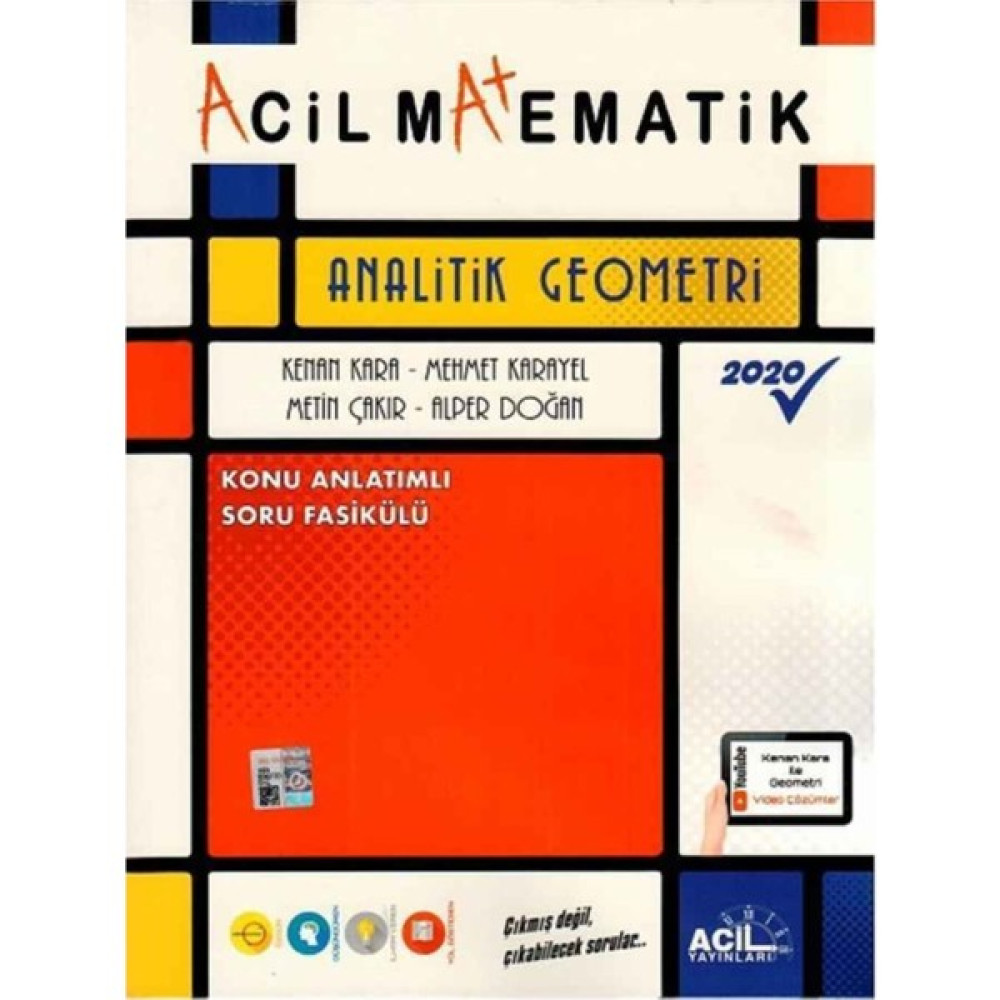 Acil Yayınları Acil Matematik Analitik Geometri Kaynak Kitapları Fiyatı