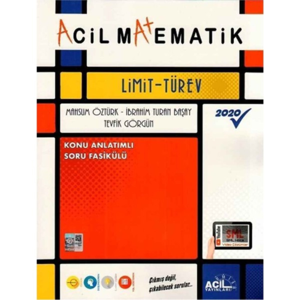 Acil Yayınları Acil Matematik Limit Türev Kaynak Kitapları Fiyatı
