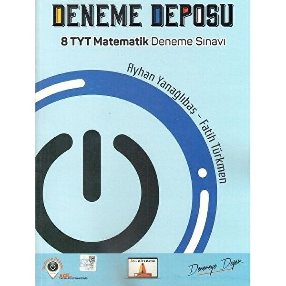 Acil Yayınları Deneme Deposu TYT Matematik 8 Denemeleri 2023 Kaynak Kitapları Fiyatı