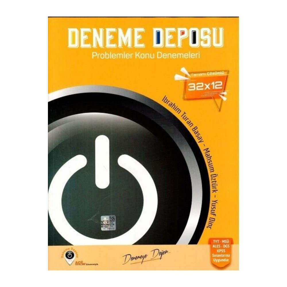 Acil Yayınları Deneme Deposu Tyt Problemler Konu Denemeleri Ders Sınav Kitapları Fiyatı
