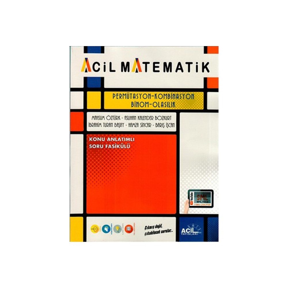 Acil Yayınları Matematik Permütasyon Kombinasyon Binom Olasılık - Asuman Kalender Matematik Fiyatı