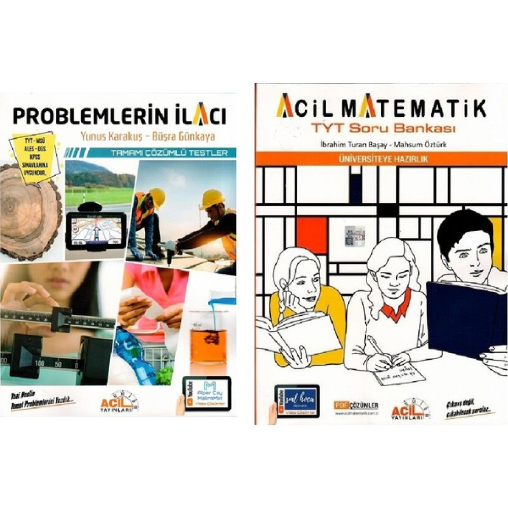 Acil Yayınları TYT Matematik Problemler İlacı - TYT Soru Bankası Matematik Temel Yeterlilik Testi (TYT) Fiyatı