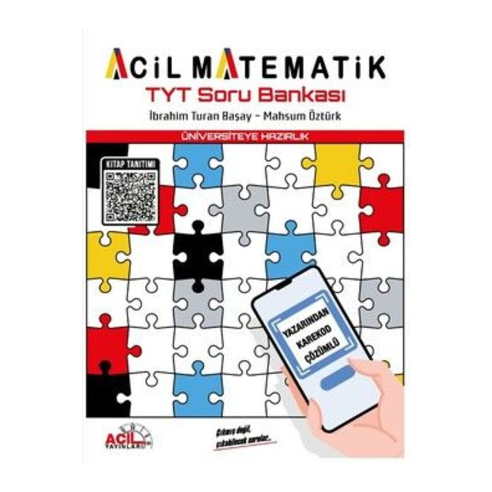 Acil Yayınları TYT Matematik Soru Bankası 2024 Ders Sınav Kitapları Fiyatı