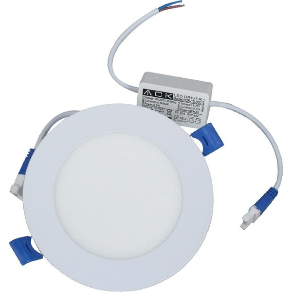 Ack 6W 6500K Beyaz Sıva Altı Yuvarlak Led Panel Armatürü AP01-00630 Armatür Fiyatı