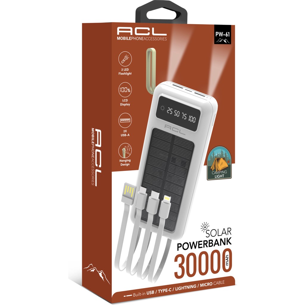 Acl LED Fenerli Powerbank Taşınabilir Şarj Cihazı - Powerbank Fiyatı
