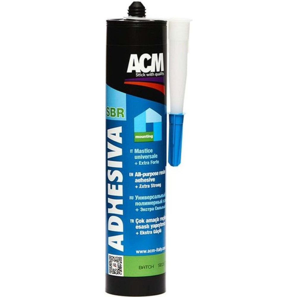 Acm Adhesiva Sbr 300 ml Tek Bileşenli Su Bazlı Yapıştırıcı Nalburiye & Hırdavat Fiyatı