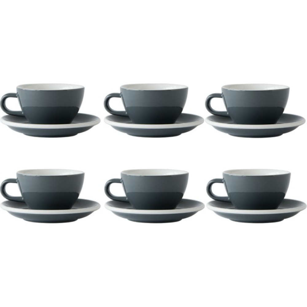 Acme Evolution 6'lı Cappuccino Fincan Seti Gri Oto Boyaları Fiyatı