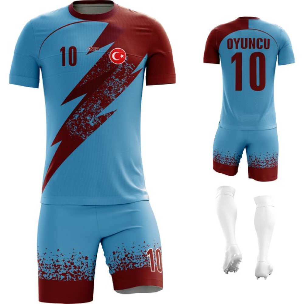 Acr Giyim - Şimşek - Kişiye Özel Futbol Forması Takımı - L - Bordo Oto Boyaları Fiyatı