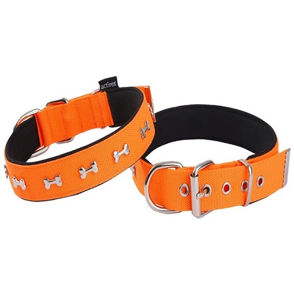 Actirex Neon Kemik Desenli Köpek Boyun Tasması Turuncu M 2.5X42-50 cm Evcil Hayvan Ürünleri Fiyatı
