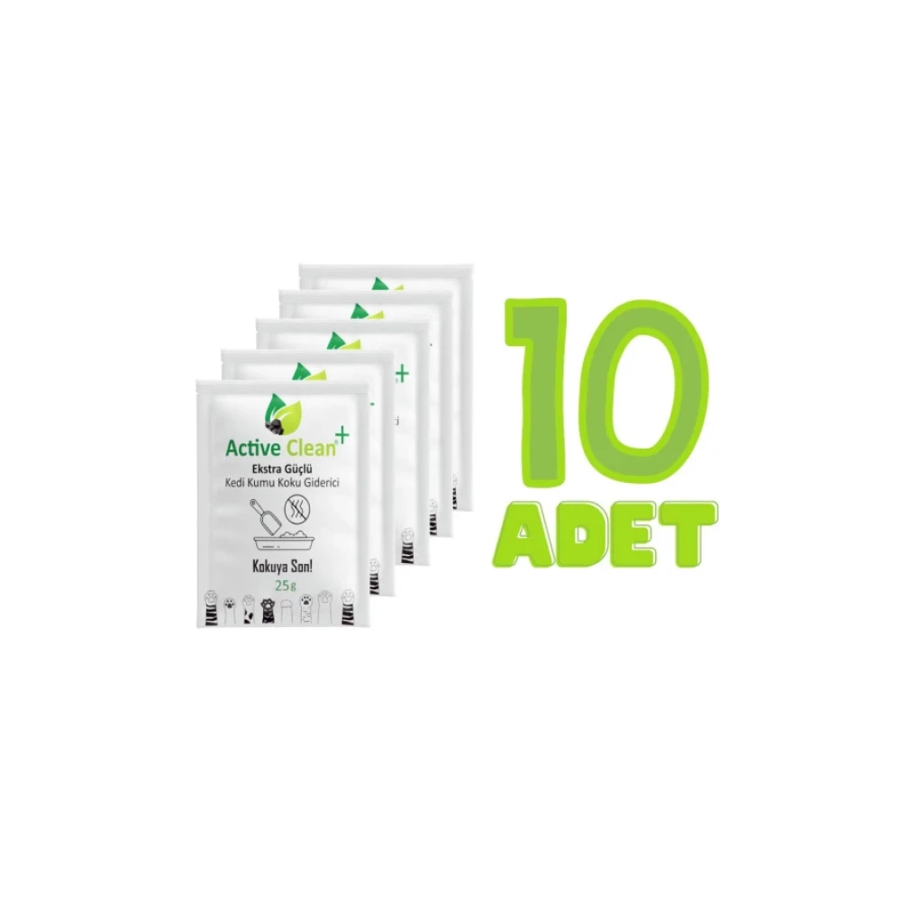 Active Clean Kedi Kumu Koku Giderici 10Lu Set Evcil Hayvan Ürünleri Fiyatı