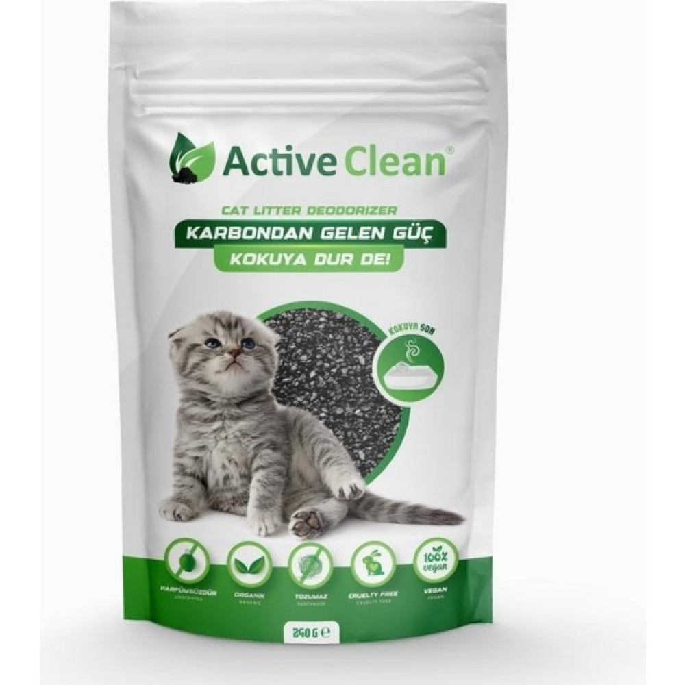 Active Clean Kedi Kumu Koku Giderici 240 gr Evcil Hayvan Ürünleri Fiyatı