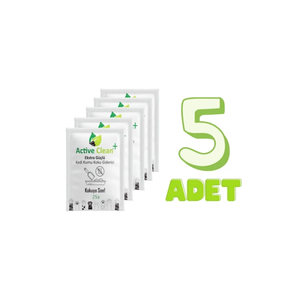 Active Clean Kedi Kumu Koku Giderici 5'Li Set Evcil Hayvan Ürünleri Fiyatı
