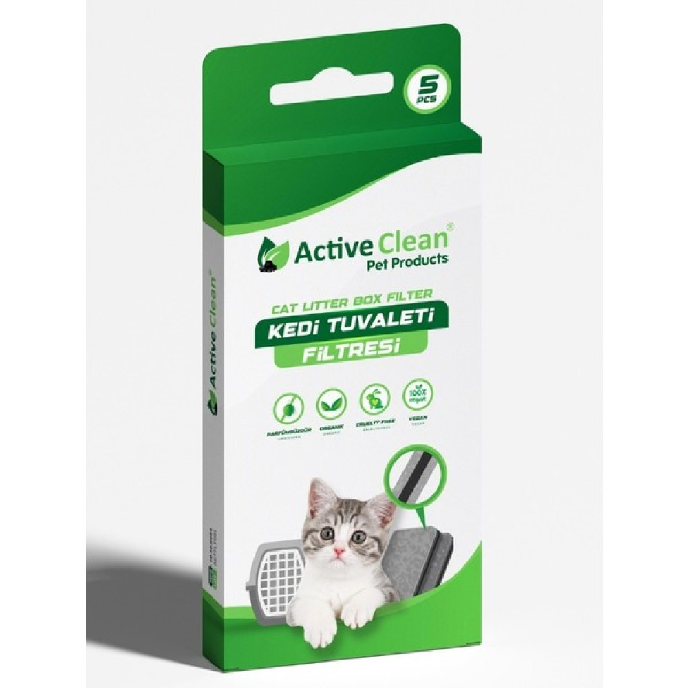 Active Clean Kedi Tuvaleti Filtresi Evcil Hayvan Ürünleri Fiyatı