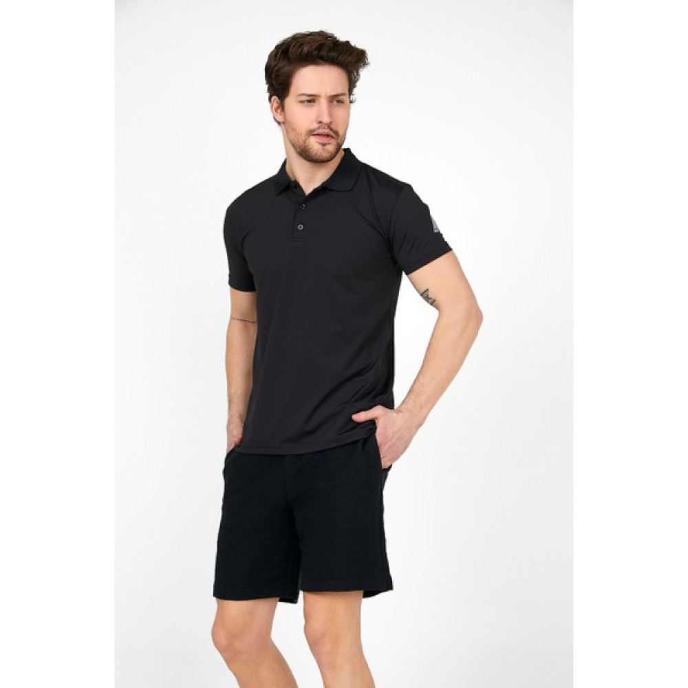 Actıve Tenis Tarzı Spor Polo Yaka Kısa Kollu Tişört Erkek Siyah T-Shirt & Sweatshirt (Outdoor) Fiyatı
