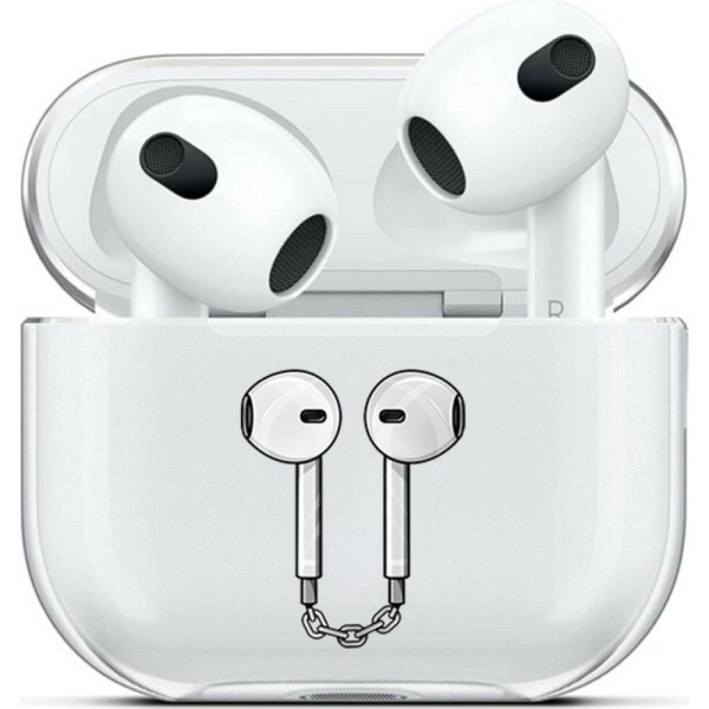 Activist Apple Airpods 3.nesil Kılıf Desenli Şeffaf Kapak (Kulaklık Değildir) Airpods Cep Telefonu Aksesuarı Fiyatı