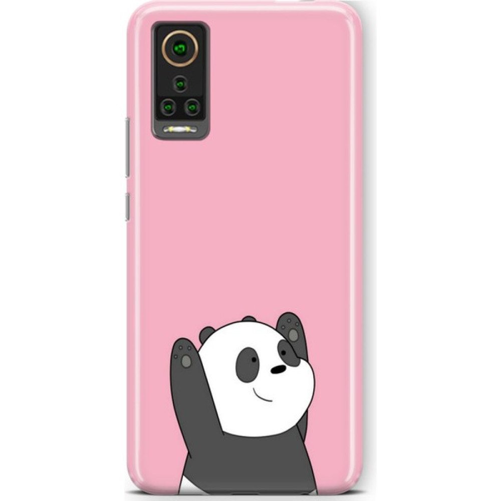 Activist General Mobile Gm 22 Pro Kılıf Baskılı Silikon + Kırılmaz Temperli Cam - Panda Cep Telefonu Kılıfı Fiyatı