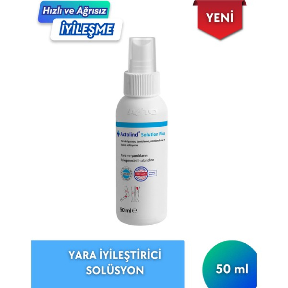 Actolind Actolind® Solution Plus 50 ml | Yara Iyileştirme Solüsyonu Nemlendiriciler Fiyatı