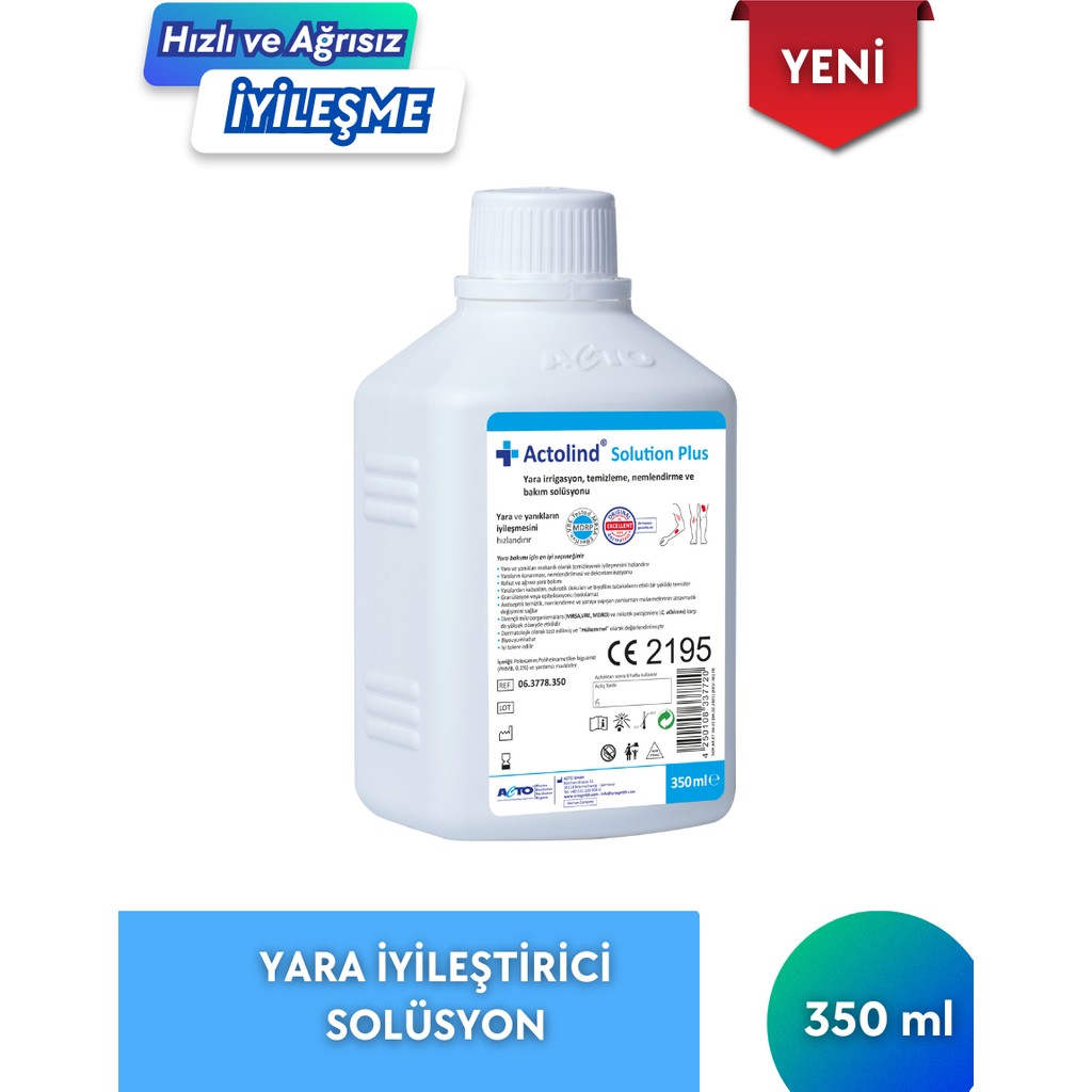 Actolınd® Solution Plus 350 ml | Yara Iyileştirme Solüsyonu Nemlendiriciler Fiyatı