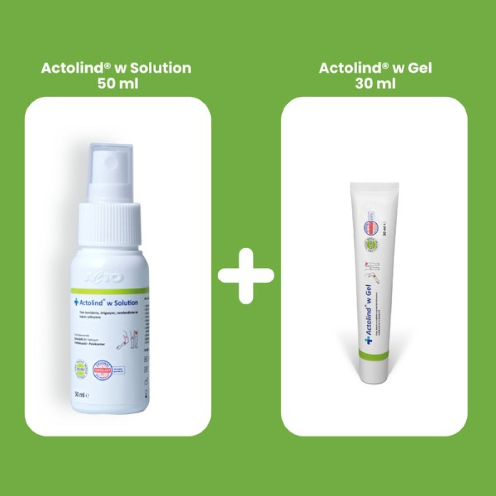 Actolınd W Solutıon 50 ml & Actolınd W Gel 30 ml (Yara Iyileştirme Solüsyonu ve Jeli) Nemlendiriciler Fiyatı